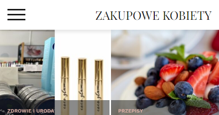 Projekt strony Zakupowe-Kobiety.pl